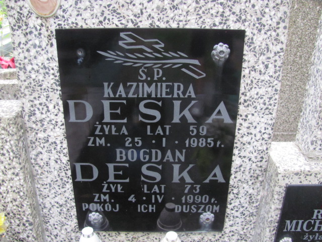 Bogdan Deska Otwock - Grobonet - Wyszukiwarka osób pochowanych