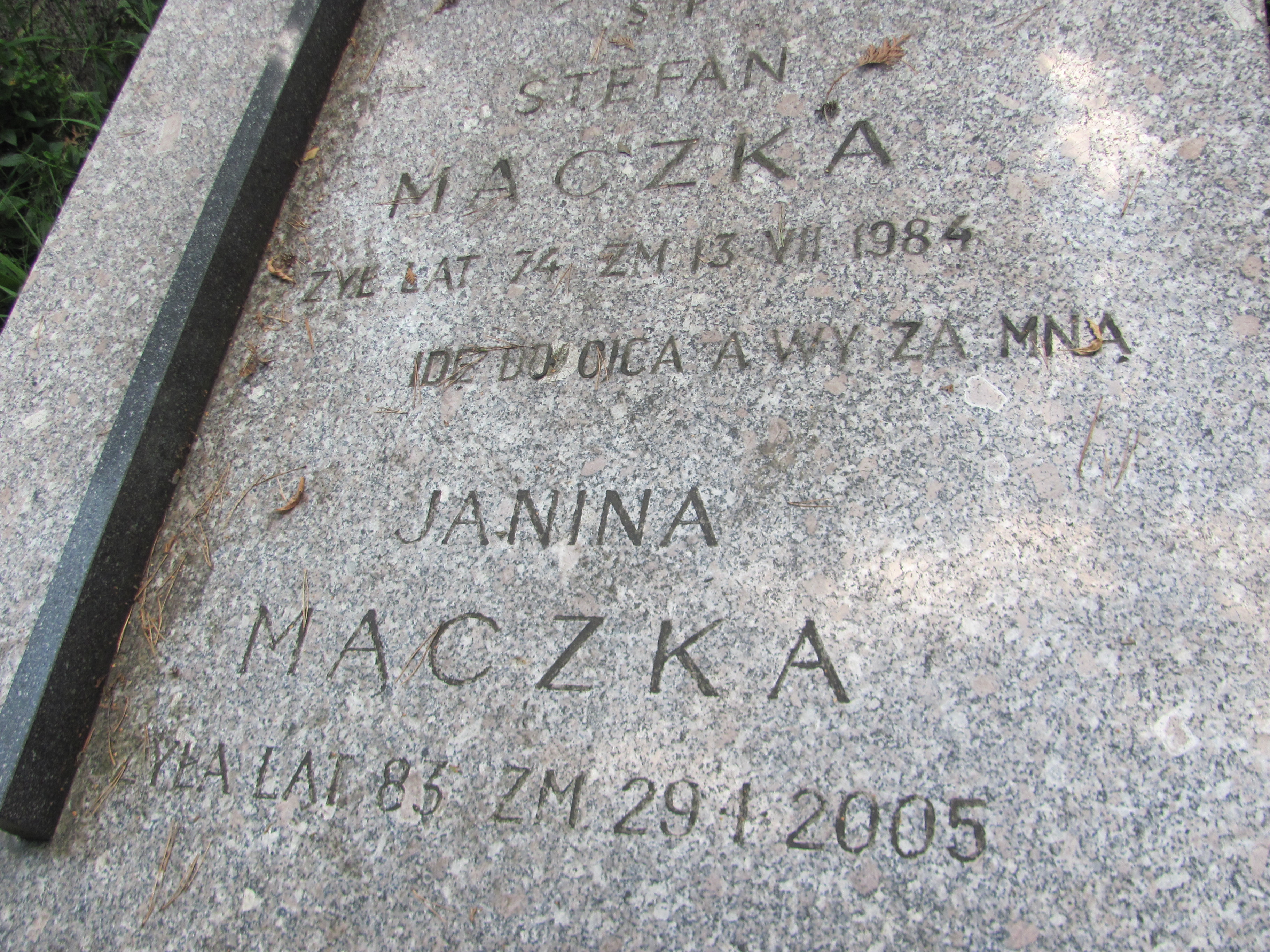 Janina Mączka Otwock - Grobonet - Wyszukiwarka osób pochowanych