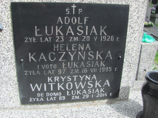 Krystyna Witkowska 1924 Otwock - Grobonet - Wyszukiwarka osób pochowanych