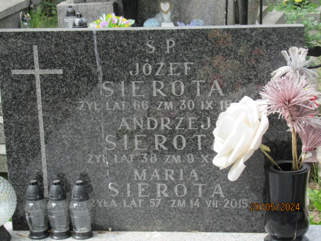 Józef Sierota Otwock - Grobonet - Wyszukiwarka osób pochowanych