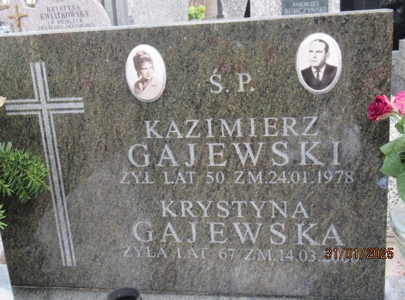 Kazimierz Gajewski 1927 Otwock - Grobonet - Wyszukiwarka osób pochowanych
