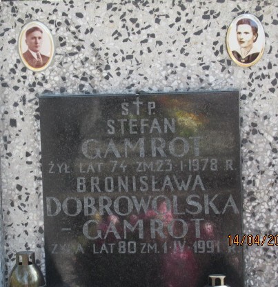 Bronisława Dobrowolska Gamrot 1910 Otwock - Grobonet - Wyszukiwarka osób pochowanych