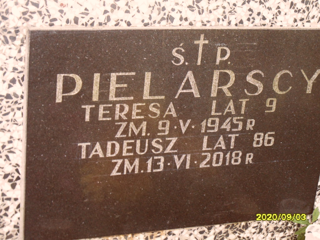 Barbara Pielarska 1936 Otwock - Grobonet - Wyszukiwarka osób pochowanych