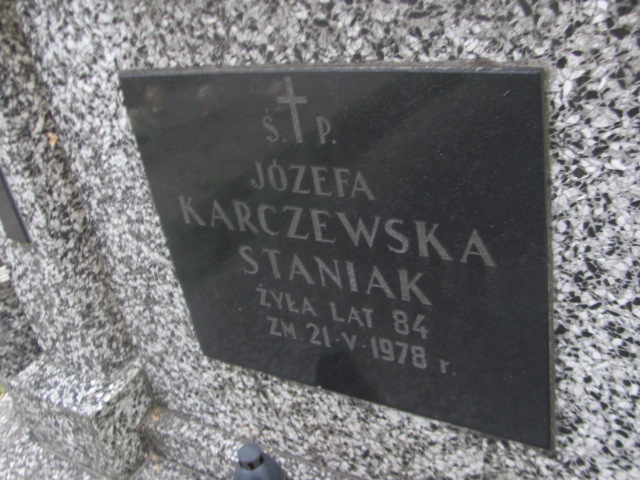 Józefa Karczewska Otwock - Grobonet - Wyszukiwarka osób pochowanych