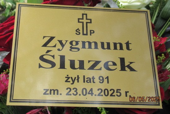Grób Zygmunt Śluzek