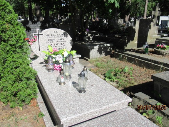 Grób Jerzy Lasek