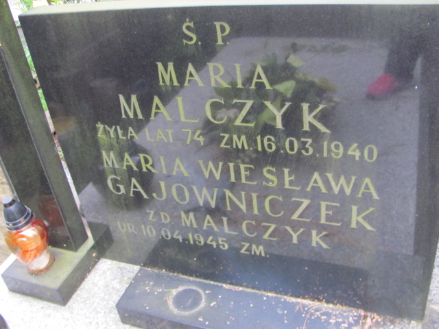 Maria Gajowniczek 1945 Otwock - Grobonet - Wyszukiwarka osób pochowanych