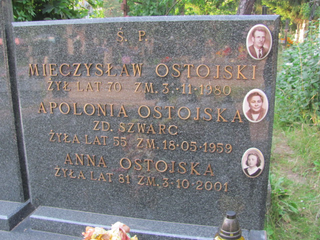 Mieczysław Ostojski Otwock - Grobonet - Wyszukiwarka osób pochowanych