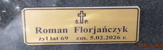 Grób Roman Florjańczyk