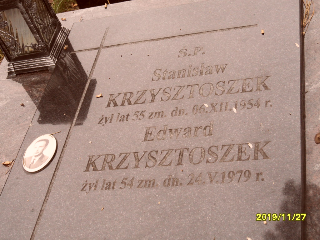 Tadeusz Krzysztoszek 1948 Otwock - Grobonet - Wyszukiwarka osób pochowanych