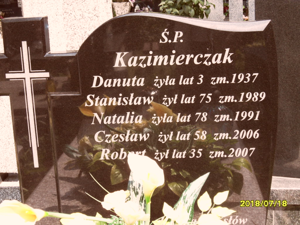 Natalia Kazimierczak 1912 Otwock - Grobonet - Wyszukiwarka osób pochowanych