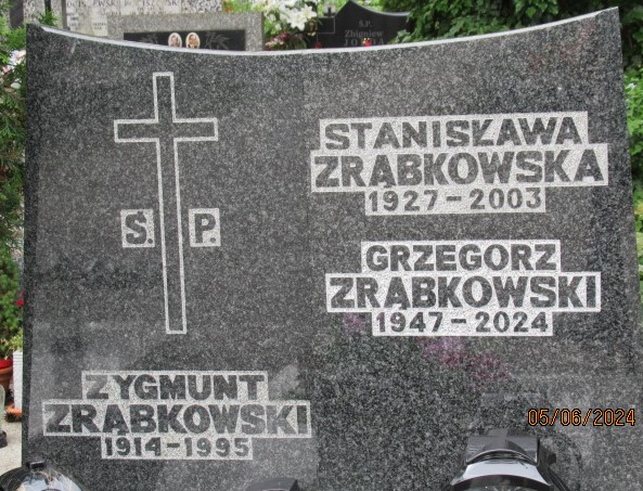 Grzegorz Zrąbkowski 1947 Otwock - Grobonet - Wyszukiwarka osób pochowanych
