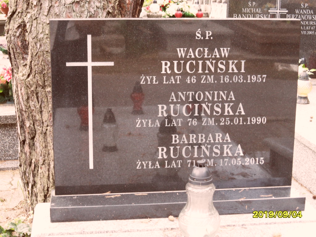 Barbara Rucińska Chudy 1944 Otwock - Grobonet - Wyszukiwarka osób pochowanych