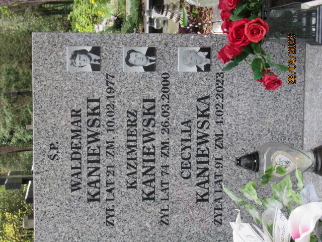 Cecylia Kaniewska 1931 Otwock - Grobonet - Wyszukiwarka osób pochowanych