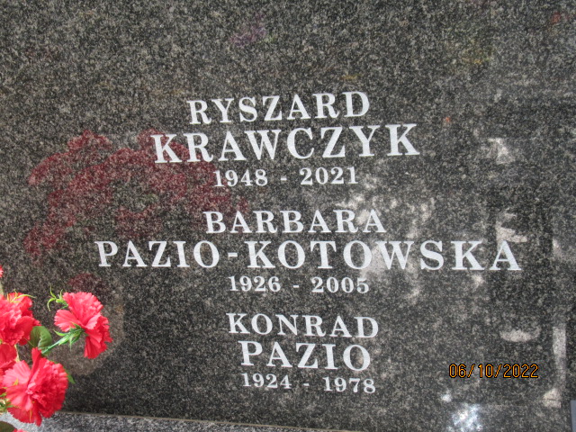 Ryszard Krawczyk 1948 Otwock - Grobonet - Wyszukiwarka osób pochowanych