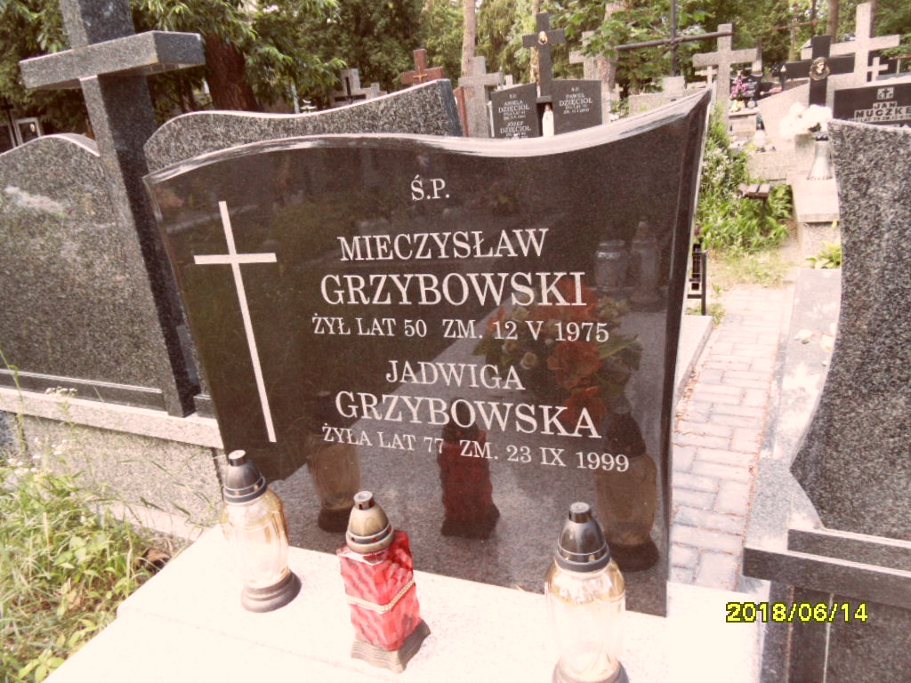 Mieczysław Grzybowski 1925 Otwock - Grobonet - Wyszukiwarka osób pochowanych