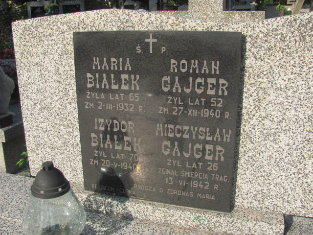 Mieczysław Gajger Otwock - Grobonet - Wyszukiwarka osób pochowanych