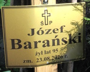 Józef Barański 1931 Otwock - Grobonet - Wyszukiwarka osób pochowanych