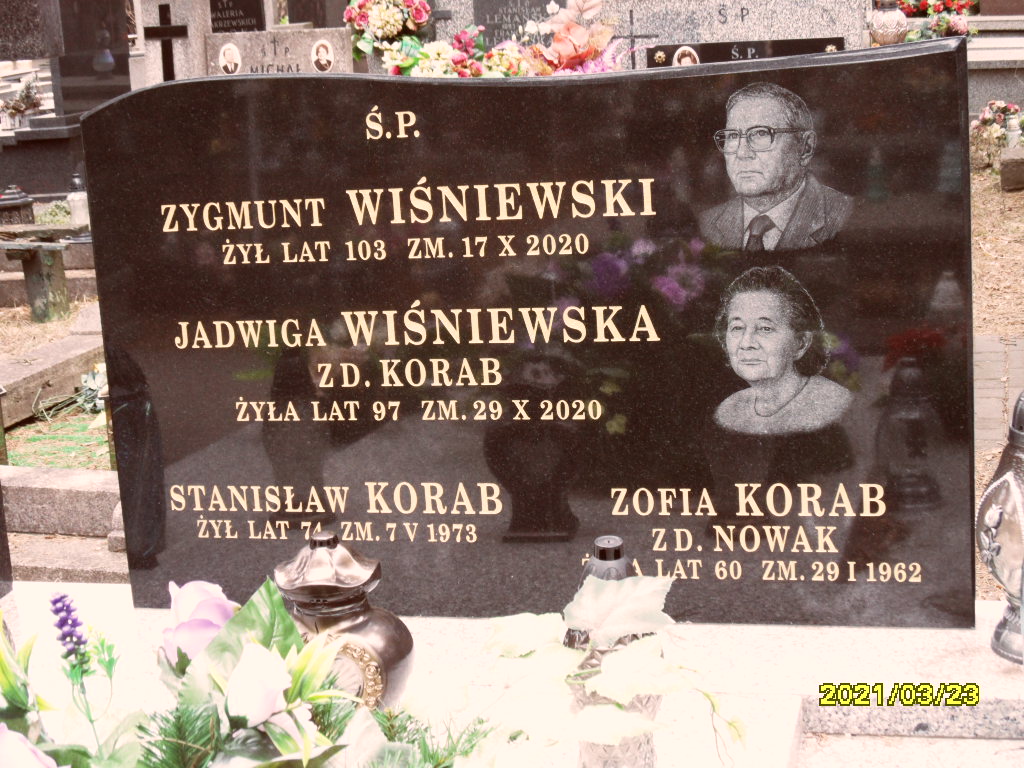 Zofia Korab Otwock - Grobonet - Wyszukiwarka osób pochowanych