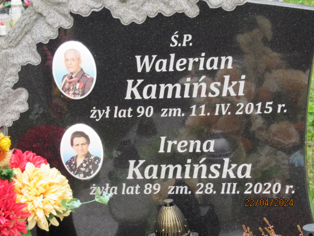 Walerian Kamiński 1924 Otwock - Grobonet - Wyszukiwarka osób pochowanych