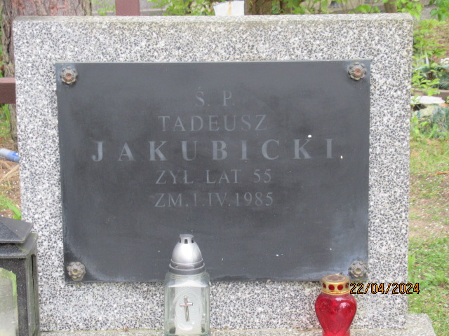Tadeusz Jakubicki Otwock - Grobonet - Wyszukiwarka osób pochowanych