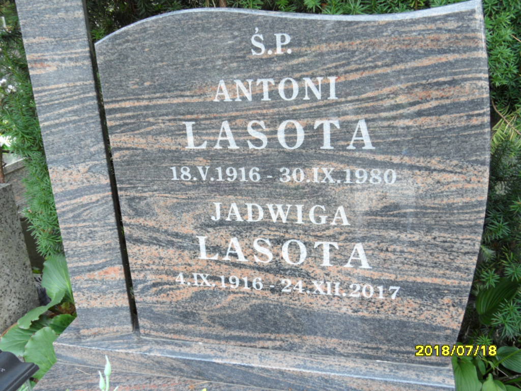 Antoni Lasota 1916 Otwock - Grobonet - Wyszukiwarka osób pochowanych