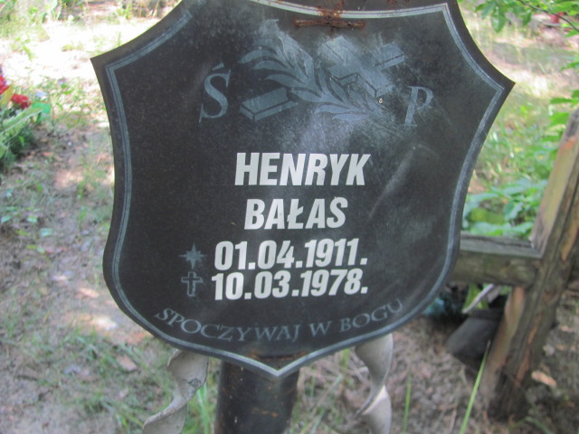 Henryk Bałas 1911 Otwock - Grobonet - Wyszukiwarka osób pochowanych