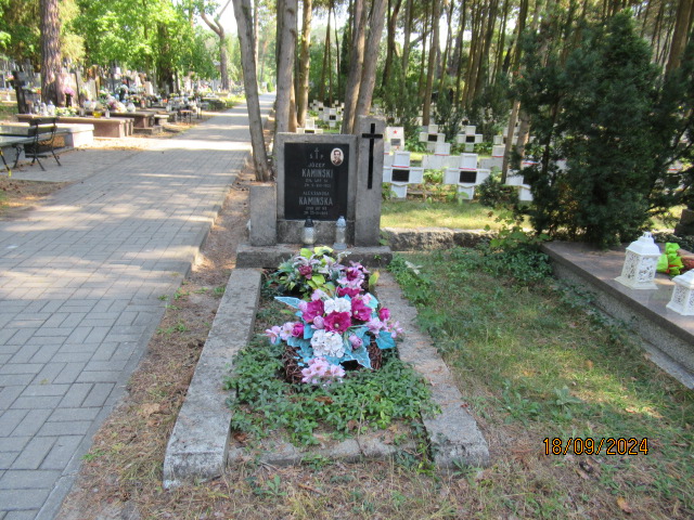 Grób Aleksandra Kamińska