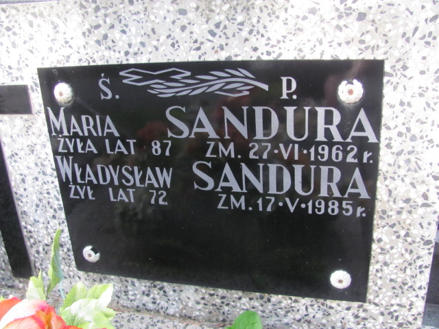 Władysław Sandura  Otwock - Grobonet - Wyszukiwarka osób pochowanych