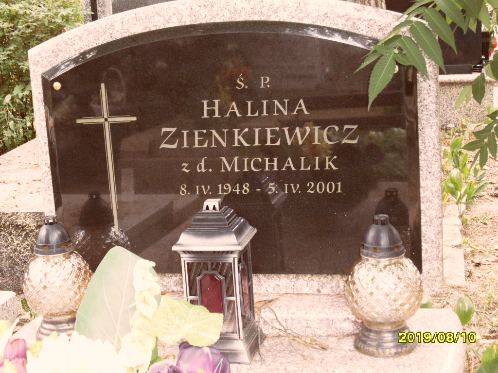 Halina Zienkiewicz 1948 Otwock - Grobonet - Wyszukiwarka osób pochowanych