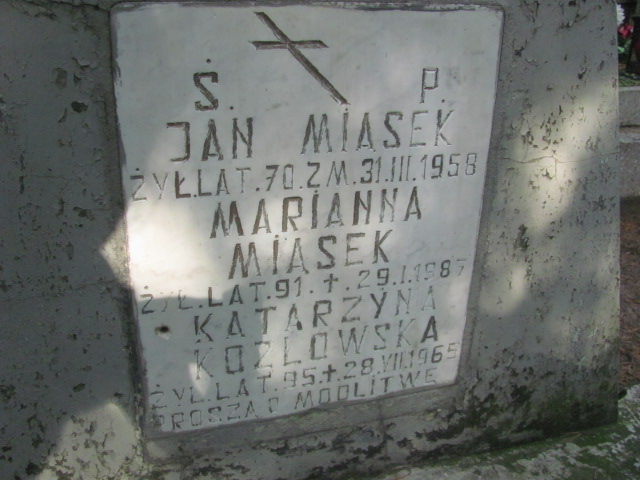 Marianna Miąsek Otwock - Grobonet - Wyszukiwarka osób pochowanych