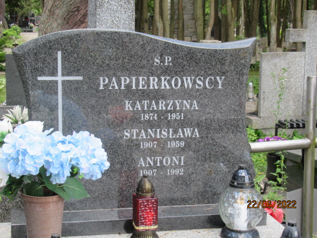 Katarzyna Papierkowska Otwock - Grobonet - Wyszukiwarka osób pochowanych