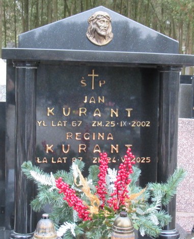 Regina Kurant 1937 Otwock - Grobonet - Wyszukiwarka osób pochowanych