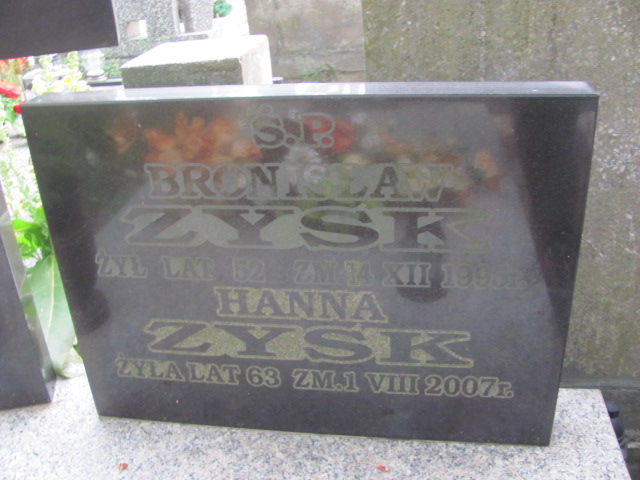 Bronisław Zyśk Otwock - Grobonet - Wyszukiwarka osób pochowanych