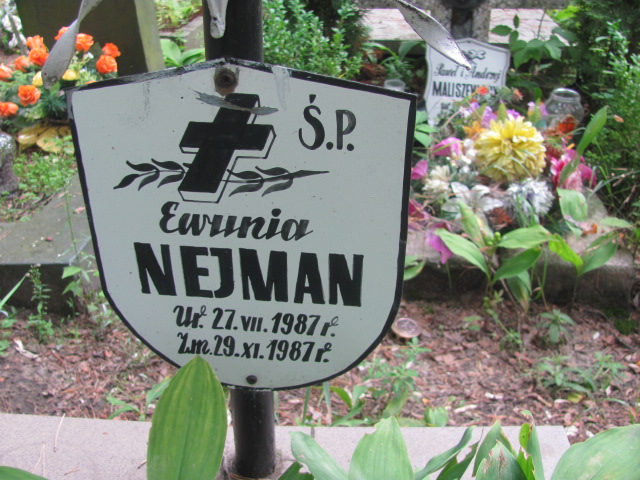 Ewa Nejman 1987 Otwock - Grobonet - Wyszukiwarka osób pochowanych