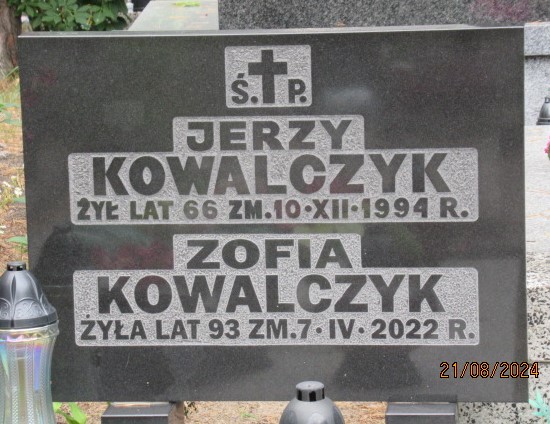 Zofia Kowalczyk 1928 Otwock - Grobonet - Wyszukiwarka osób pochowanych