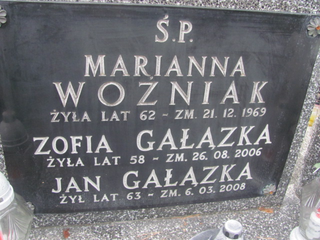 Marianna Woźniak  Otwock - Grobonet - Wyszukiwarka osób pochowanych