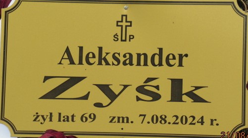 Grób Aleksander Zyśk