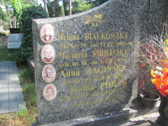 Marianna Smolińska  1891 Otwock - Grobonet - Wyszukiwarka osób pochowanych