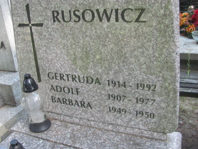 Halina Rusowicz 1946 Otwock - Grobonet - Wyszukiwarka osób pochowanych