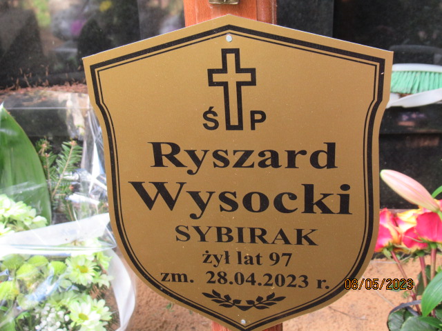 Ryszard Wysocki 1925 Otwock - Grobonet - Wyszukiwarka osób pochowanych