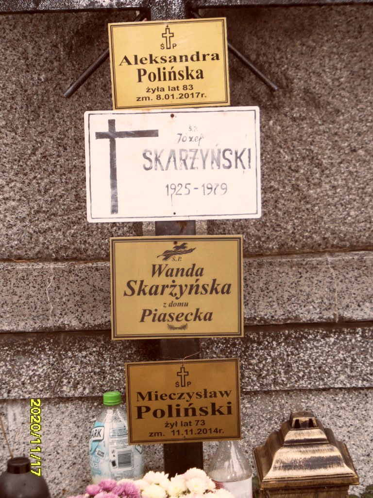 Józef Skarżyński 1925 Otwock - Grobonet - Wyszukiwarka osób pochowanych