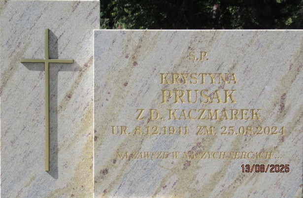 Krystyna Prusak 1941 Otwock - Grobonet - Wyszukiwarka osób pochowanych