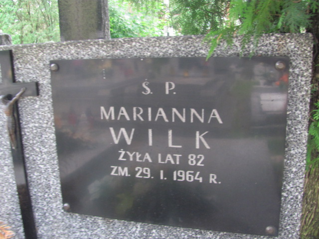 Marianna Wilk  Otwock - Grobonet - Wyszukiwarka osób pochowanych