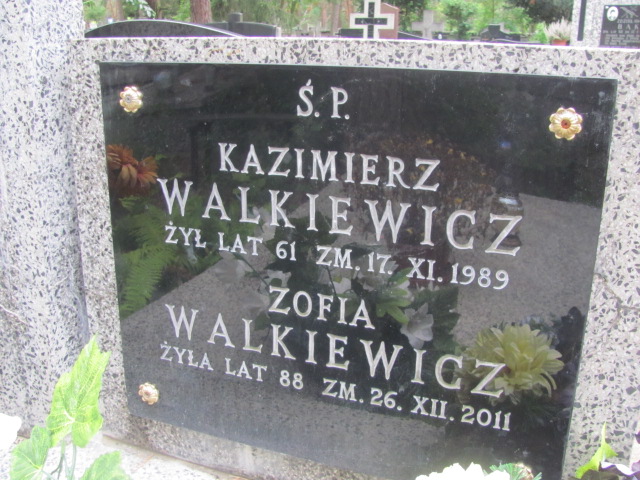 Zofia Walkiewicz 1923 Otwock - Grobonet - Wyszukiwarka osób pochowanych