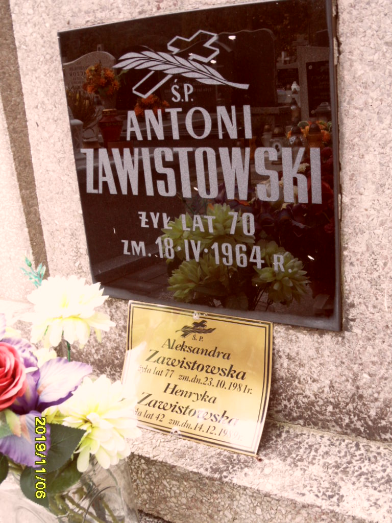 Henryka Zawistowska Otwock - Grobonet - Wyszukiwarka osób pochowanych