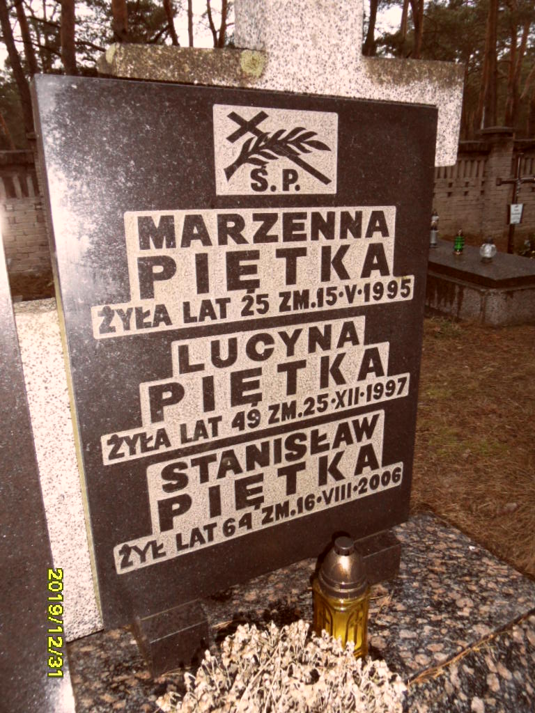 Stanisław Piętka Otwock - Grobonet - Wyszukiwarka osób pochowanych