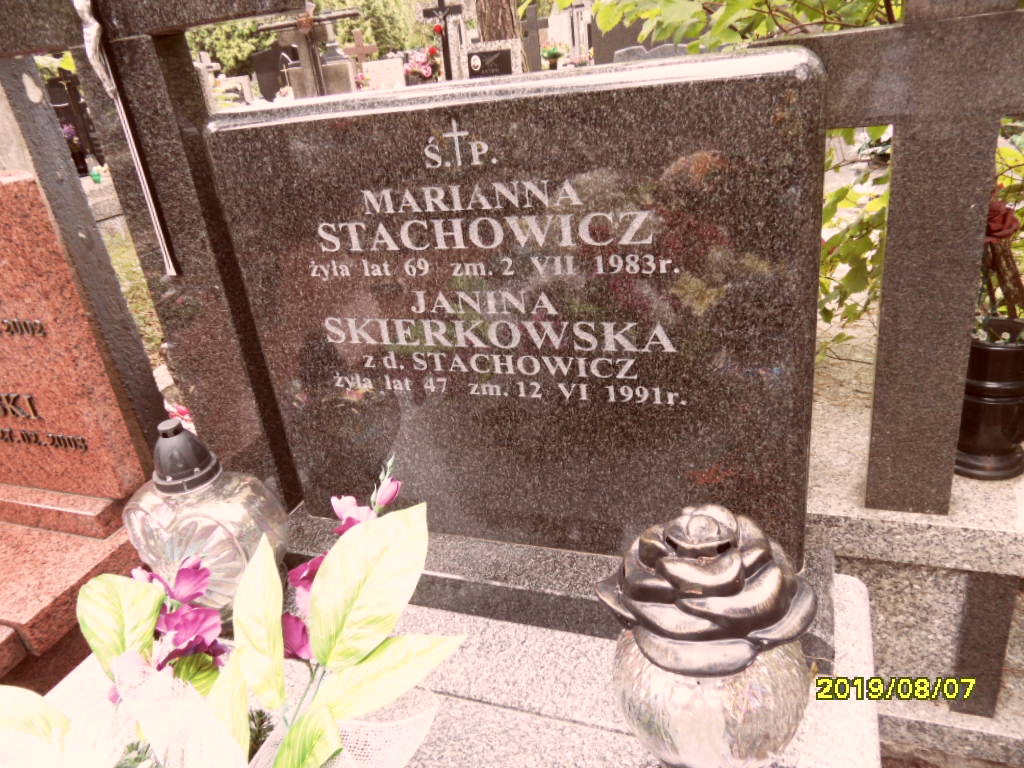 Janina Skierkowska  1944 Otwock - Grobonet - Wyszukiwarka osób pochowanych