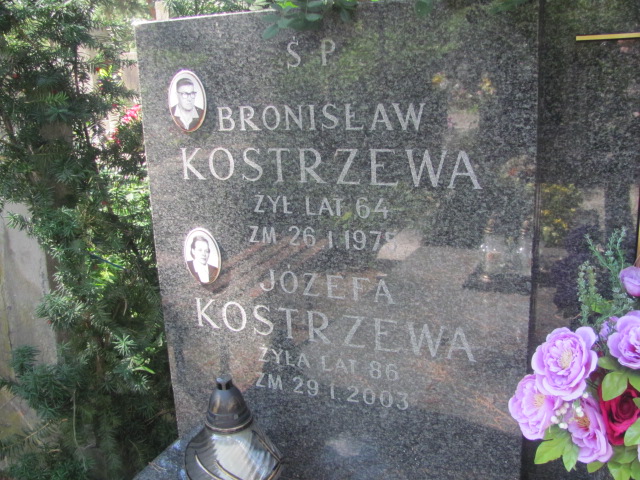 Józefa Kostrzewa Otwock - Grobonet - Wyszukiwarka osób pochowanych