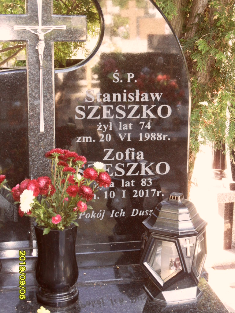 Grób Zofia Szeszko